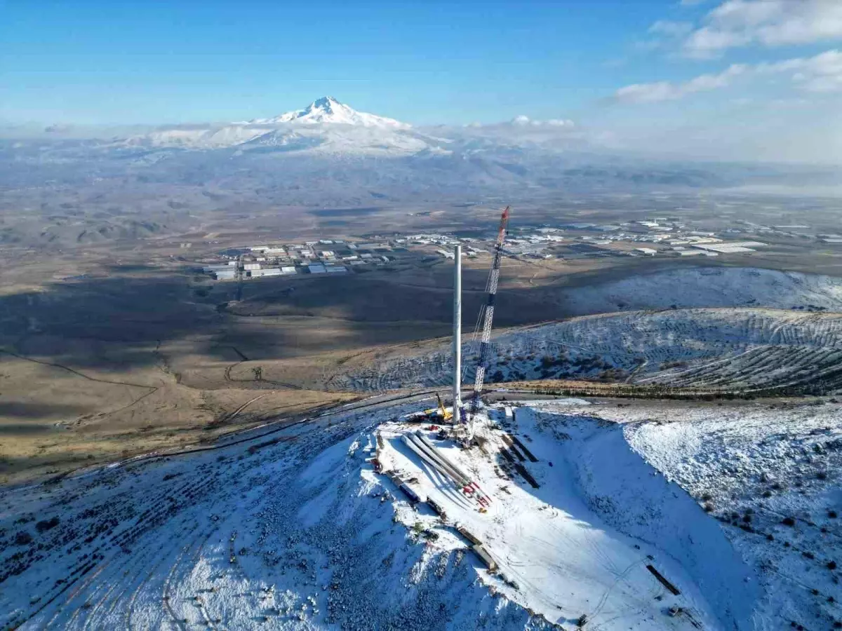 Kayseri, Türkiye’nin İlk Rüzgar Enerji Santrali Projesine Ev Sahipliği Yapıyor