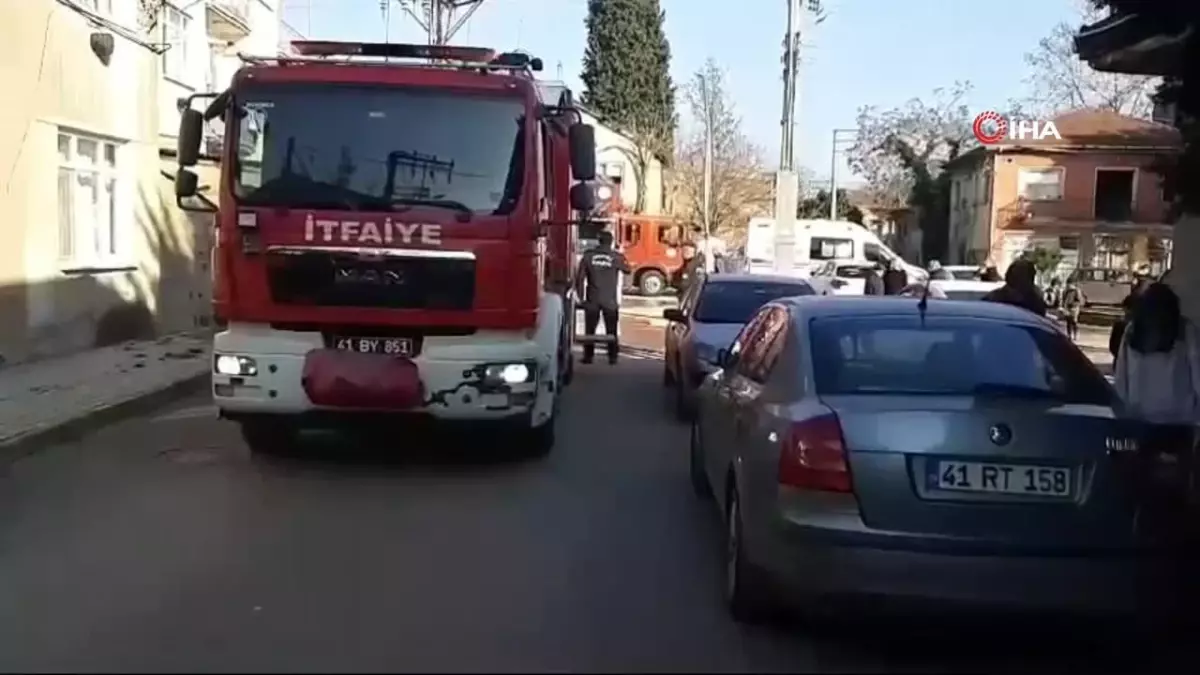 Derince’de Yangın: Daire Kullanılamaz Hale Geldi