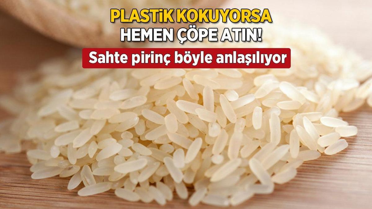 Pirinç diye plastik yiyoruz! Suya atınca foyası ortaya çıkıyor, pişse de faydası yok