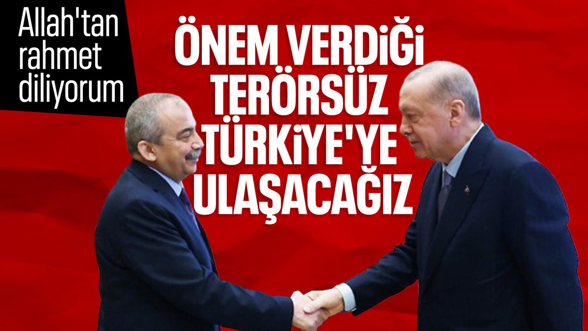 Cumhurbaşkanı Erdoğan’dan Sırrı Süreyya Önder için taziye mesajı